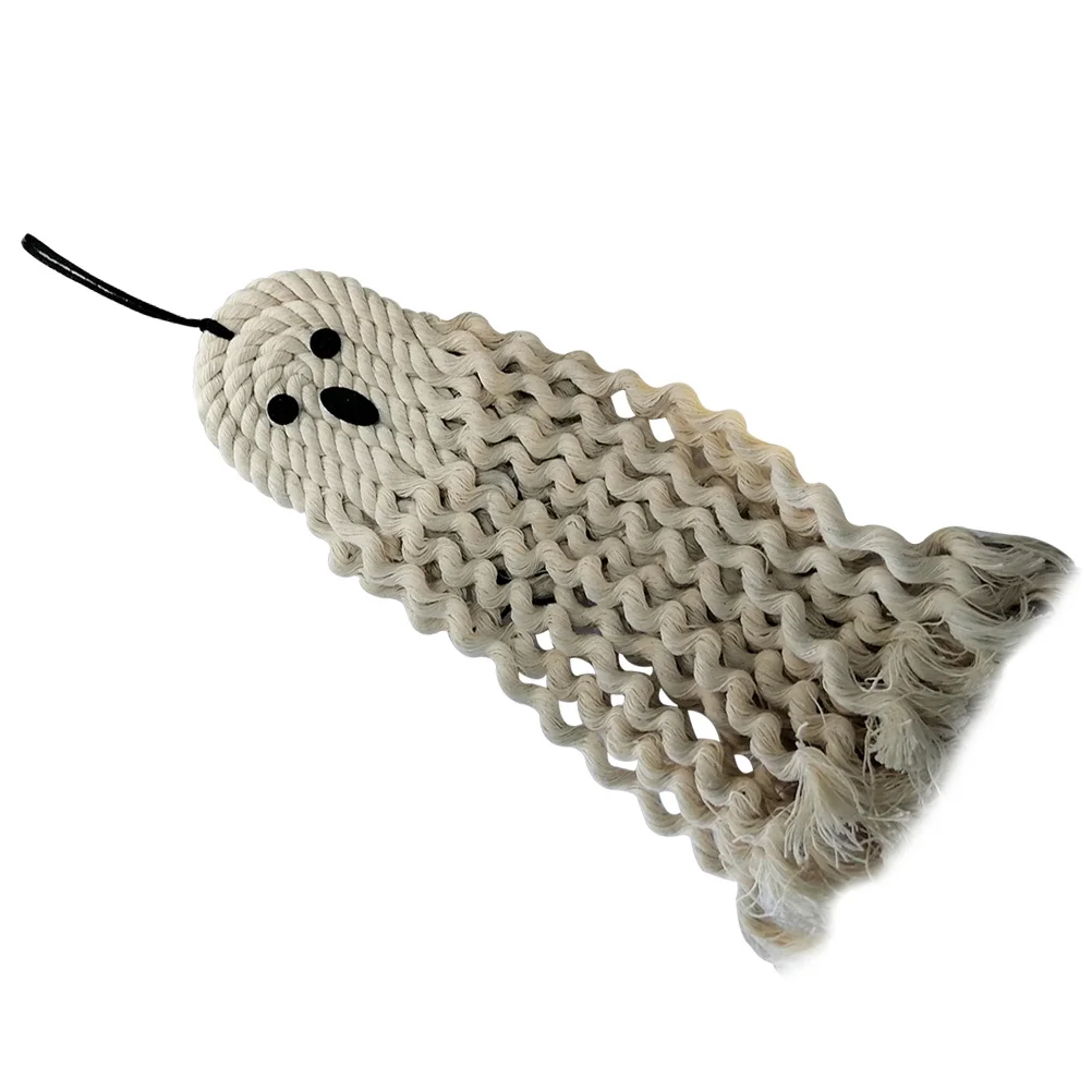 هالوين المنسوجة شبح شنقا ديكور قلادة مخيفة للحفلات ساحة ديكور مسكون منزل الدعامة شنقا شبح منزل مسكون قلادة #5