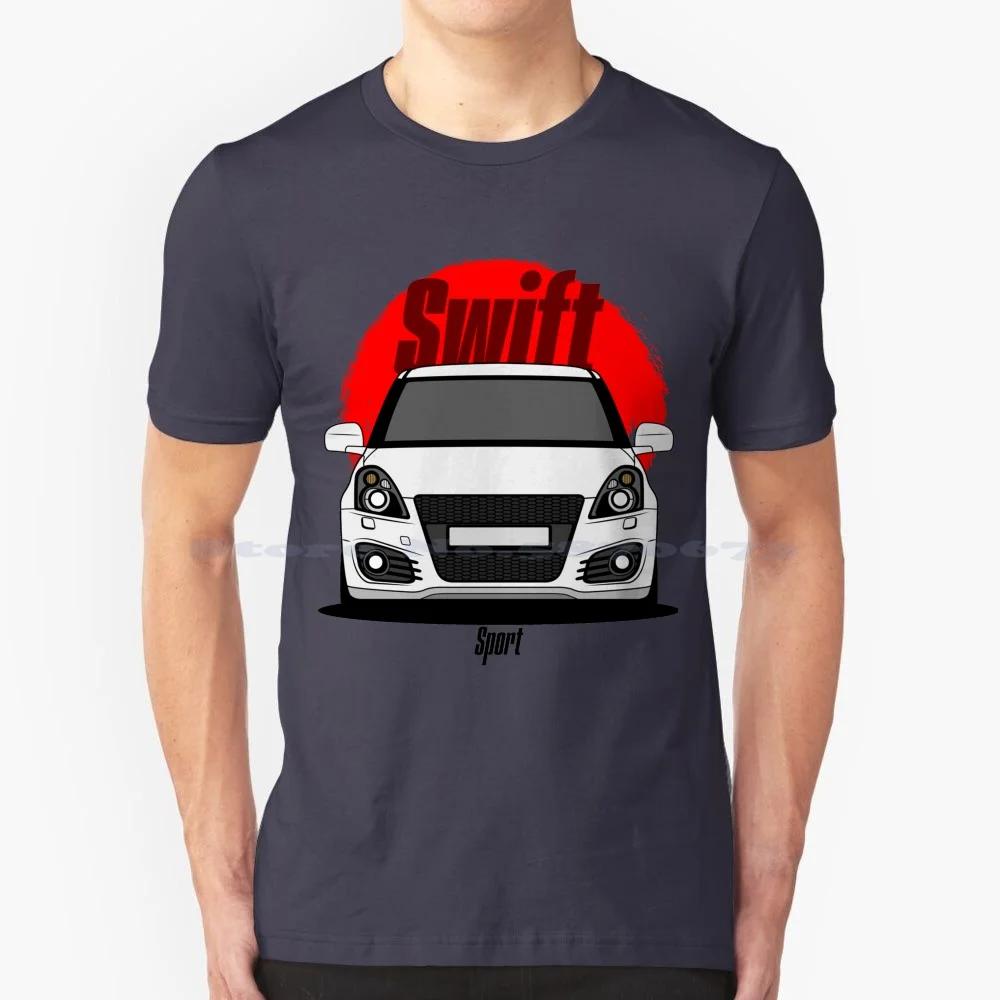 Swift T Shirt 100% Cotton Tee Cars Vehicle Turboosted Jdm Legend Japan Car Sport Car Touge Racing Swift Sport 2012 Rally