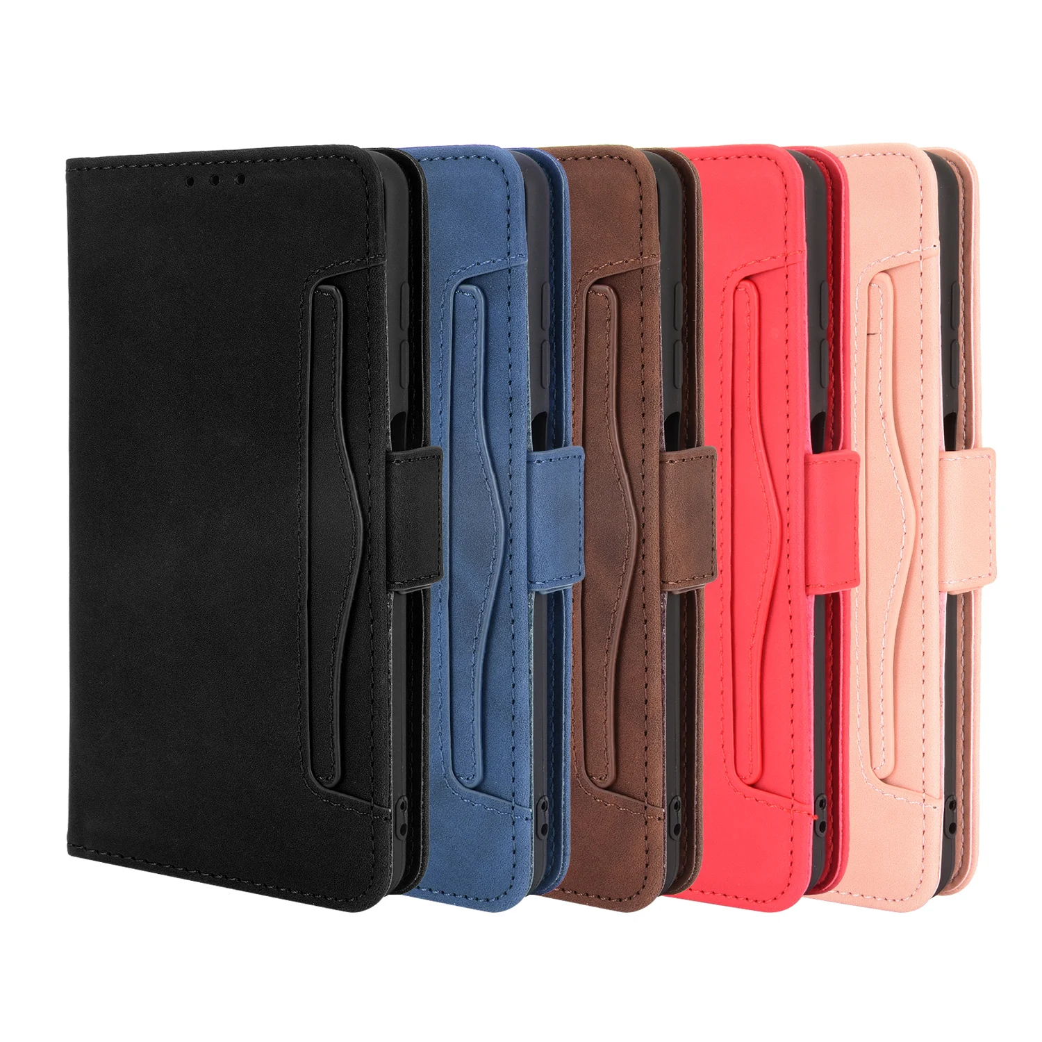 Separate type many Card Slot Wallet Cover For TCL 20L 20L+ Plus L10 20 10 Lite Pro 5G UW 10L A3X A3 Flip Leather Shockproof Case