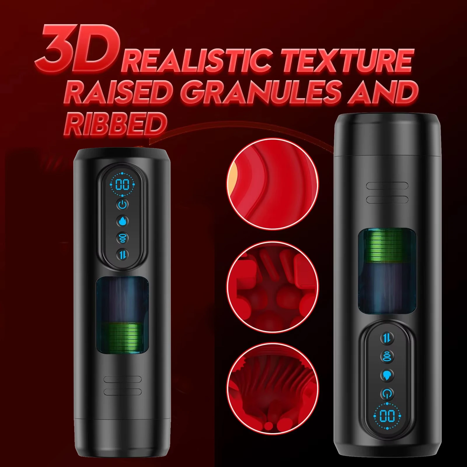 LCD Automatic Sucking Male Masturbator 9 Thrusting Vibration Blowjob Machine Heating Pussy Penis Pump Masturbation Cup Sex Toys - Image 6