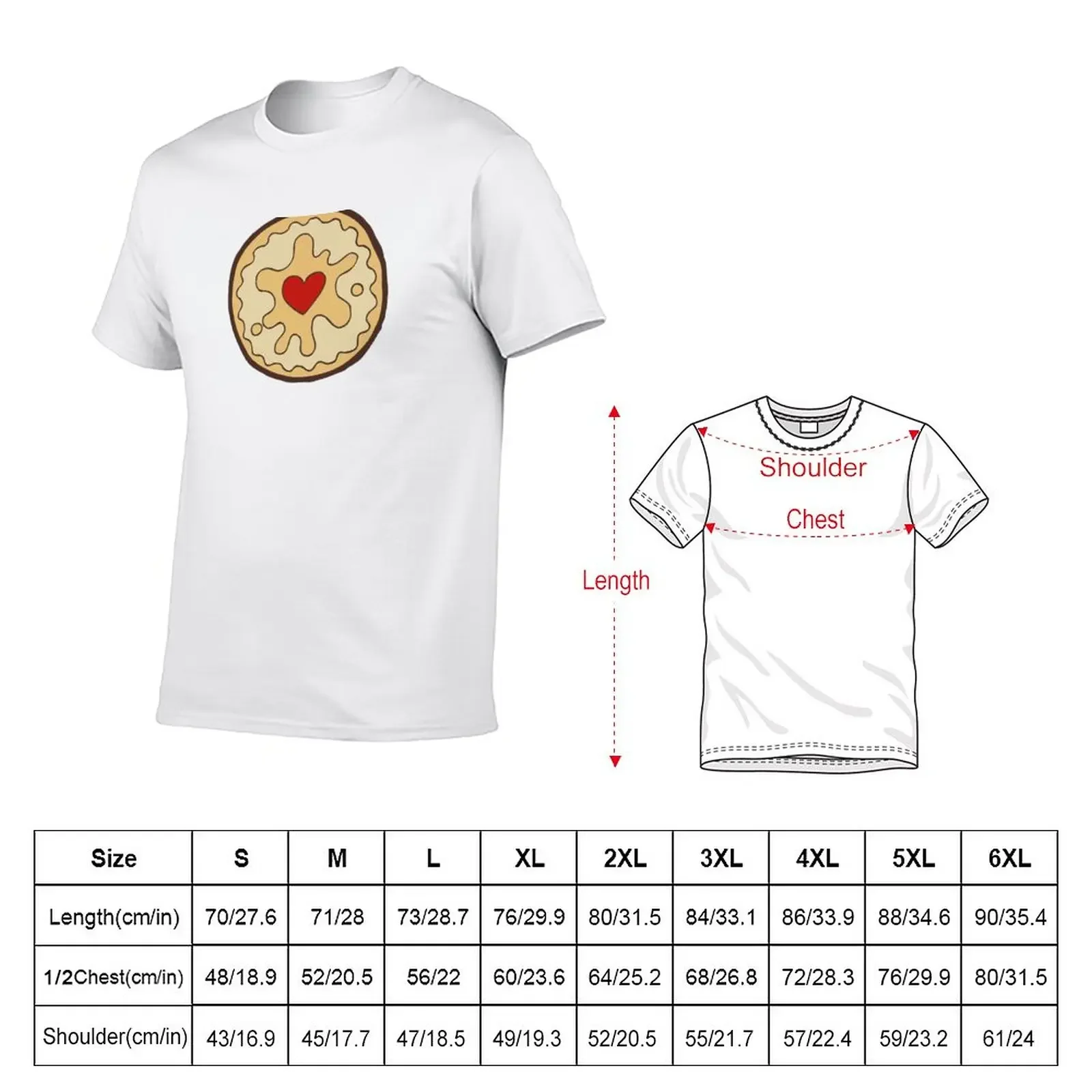 New Jammy Dodger British Biscuit T-Shirt Blouse quick-drying t-shirt tops plain t shirts men