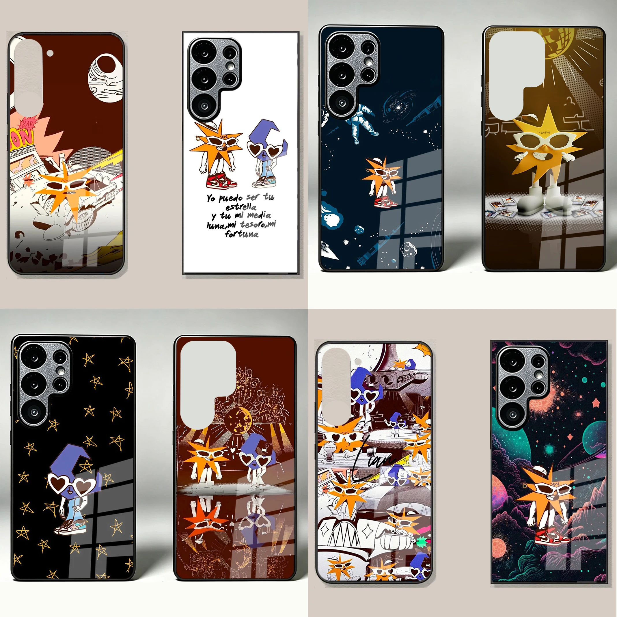 M-Mora E-Estrella Phone Case For Samsung Galaxy S26 S24 FE S25 EDGE S23 S22 ULTRA S21 S20 PLUS S10 LITE Glass Photo Mirror Etc S