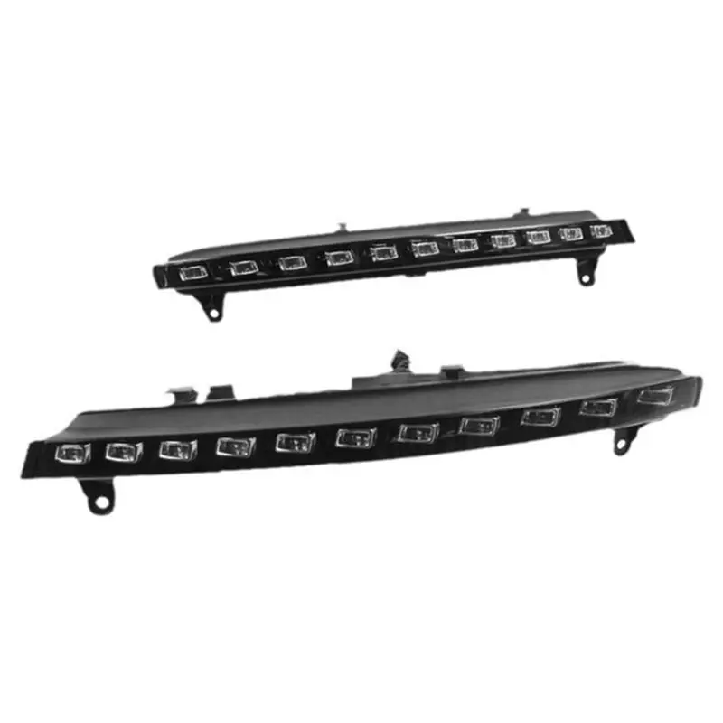 LED Dual Color Fog Lamp Turn Signal Light For Q7 2006-2009 Car DRL Daytime Running Light-X59A