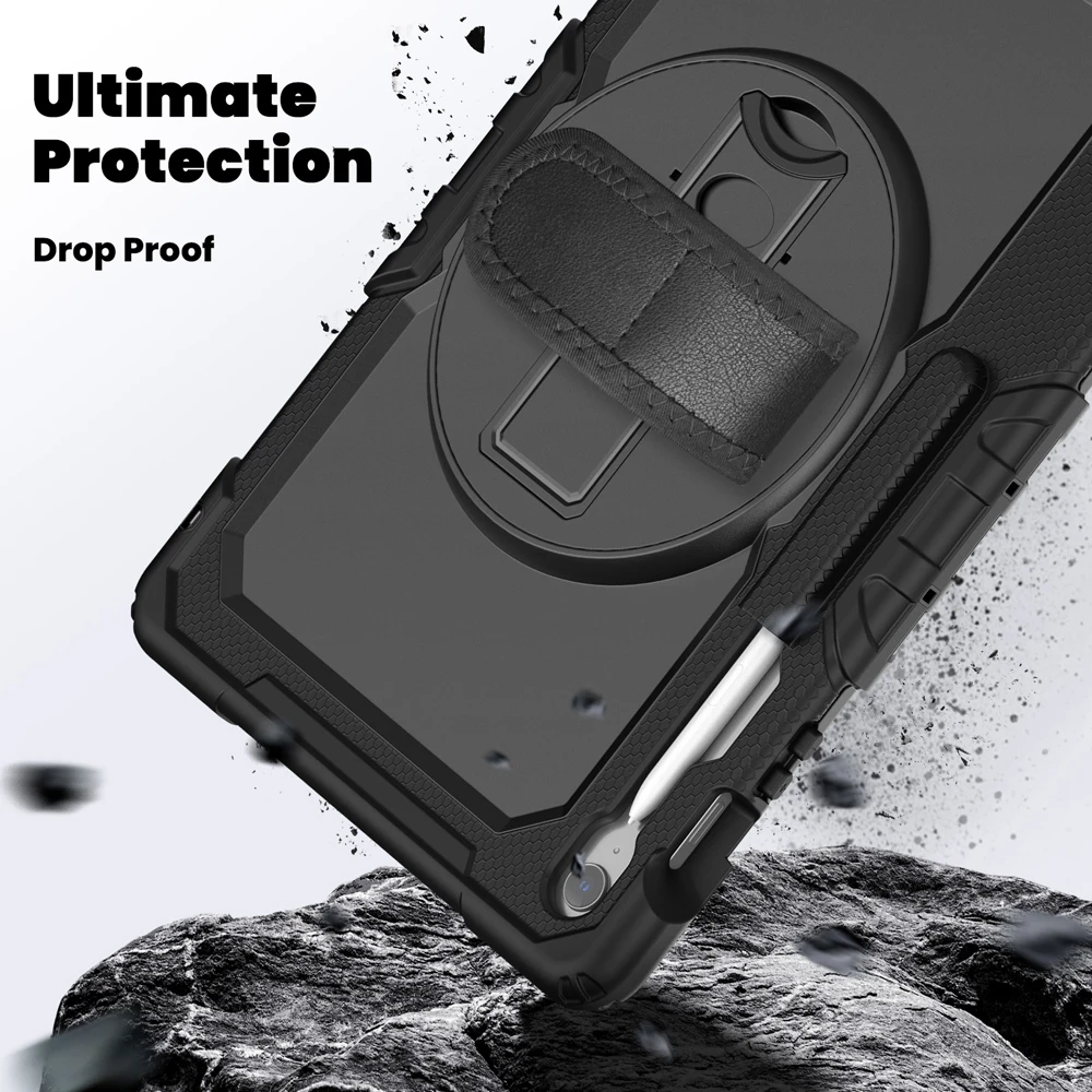 

Чехлы для планшетов PET Film Tab S10 FE+ для Samsung Galaxy Tab S10 FE Plus, чехол 13,1 дюйма X620 X626B, силиконовый ремешок для ручного ПК