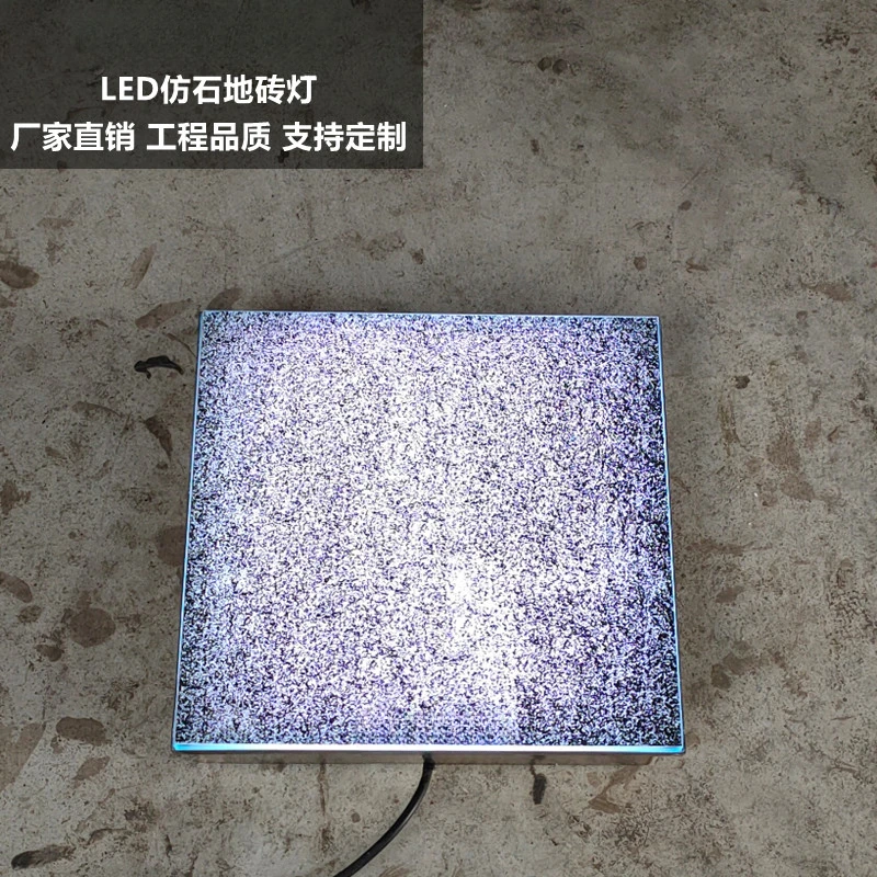 

Marble induction floor tile lamp