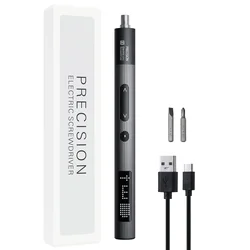4 in 1 Precision Electric Screwdriver Set With 2 Magnetic Bits And LED Light Professional Repair Tools for iPhone Camera Watch