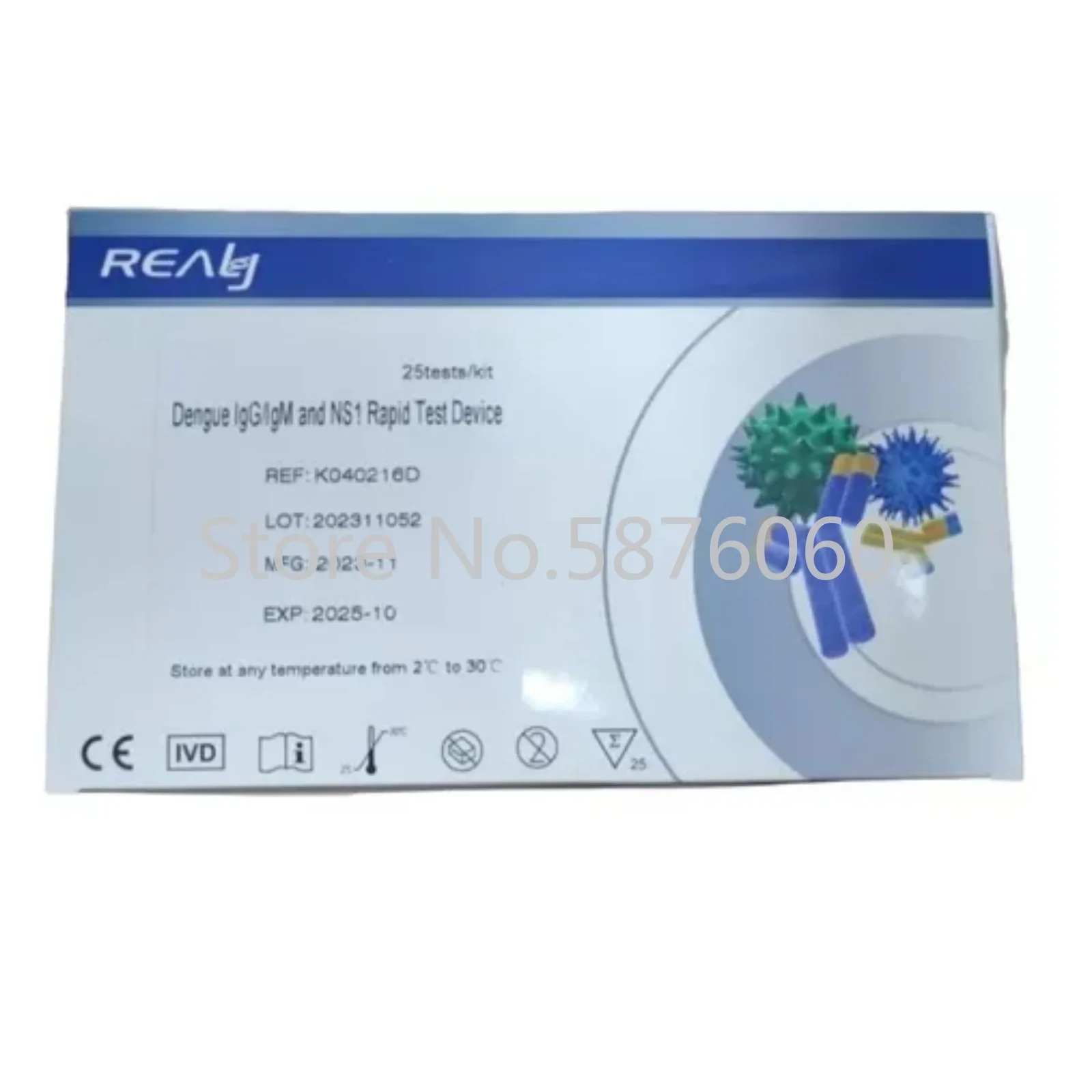 Realy Home Self Den-gu-e NS1 I-g-g+I-g-m for Laboratory Medical Supplies 5pcs per box