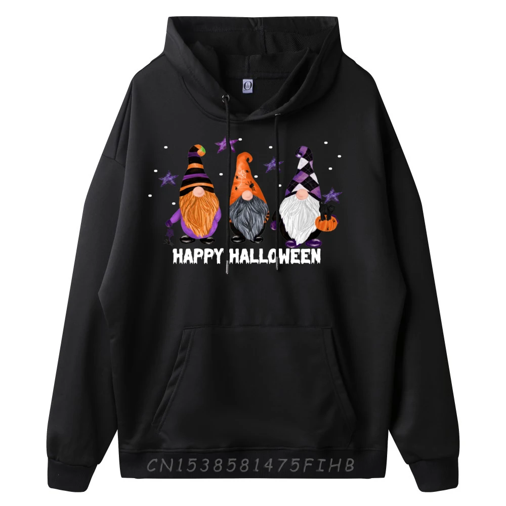 Halloween Cute Gnomes Pumpkin Cat Fall Pajamas Xs Graphic Pullover Hoodies Camisetas Hoodies Pullover