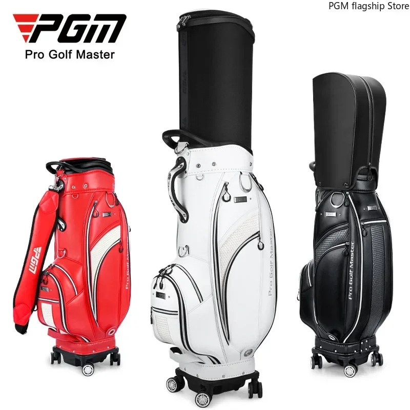 

PGM Golf Bag Women's Retractable Waterproof Standard Bag Portable Travel Club Bag QB136