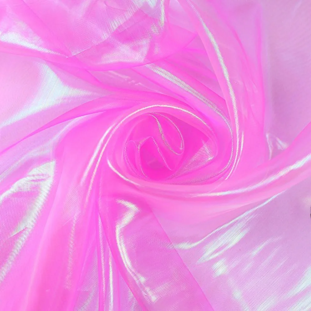 

Decoration Tulle Shiny Laser Tulle Transparent Thin Decor Voile Soft Tulle Cloth Stage
