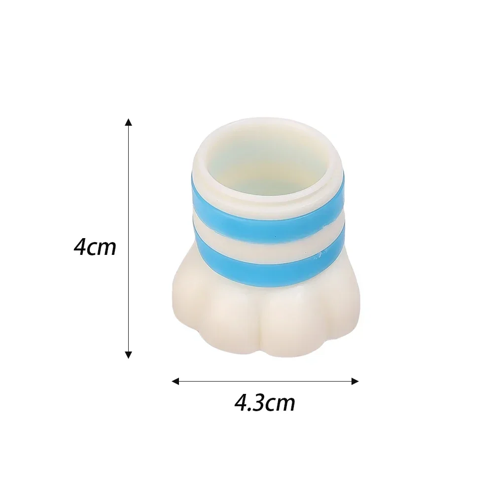 غطاء واقي لأرجل كرسي من السيليكون لمخالب القطط ، أغطية أرجل لطاولة الأثاث ، سجادة حماية أرضية مانعة للإنزلاق ، ديكور المنزل ، 16: 1