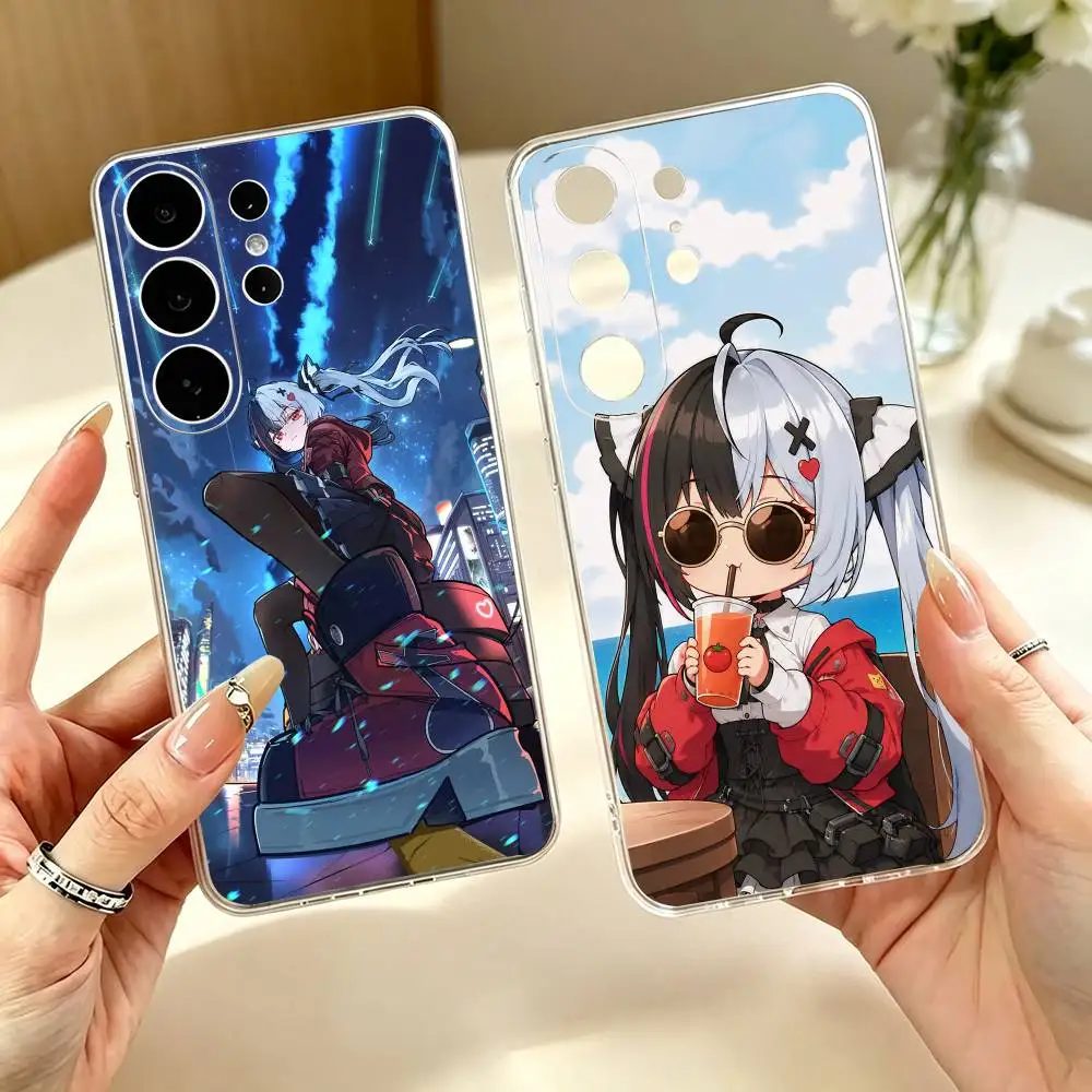 NTE N-Neverness to Everness lacrimosa  Transparent Phone Case For Samsung S25 S24 S23 S22 S21 S20 Ultra Plus FE Lite Note