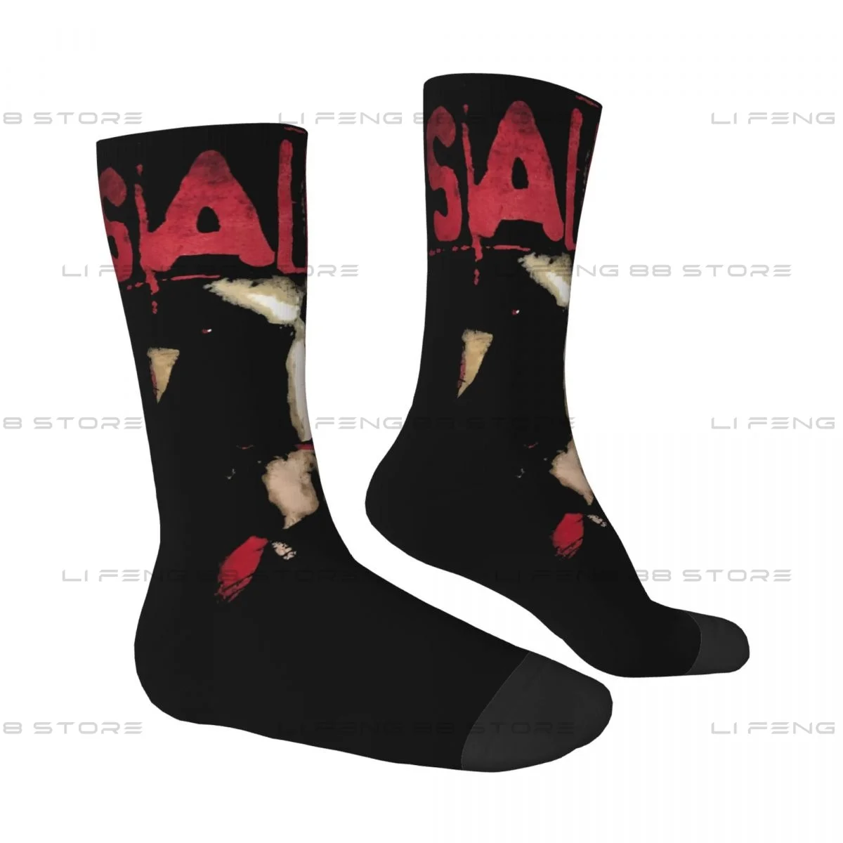 Saw X Horror Movie Lets Play A Game Men Women Socks Outdoor Novelty Spring Summer Autumn Winter Stockings Gift