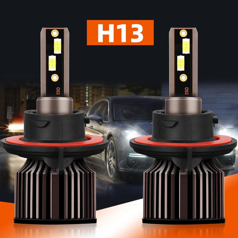 roadsun H13 High Low beam LED Headlight Car Led Lights 20000LM 150W 6500K CSP Chip Auto Head Lamp