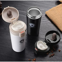 500ML Thermal Mug Leak-proof Thermos Mug Coffee Double Wall 304 Stainless Steel Coffee Cup Tea Vacuum Flask Thermos Water Bottle