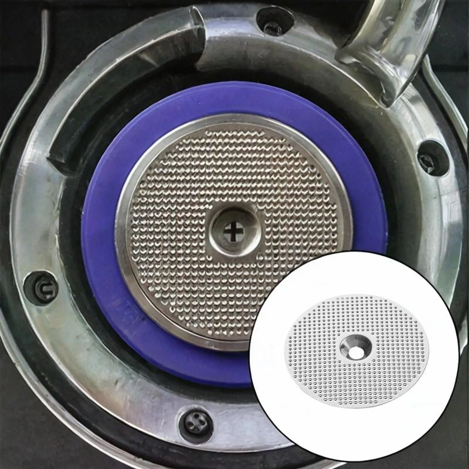

Precision Shower Screen Replace Spare Part,Easy to Clean,Sturdy,Professional Lightweight Espresso Machine Parts Accessories