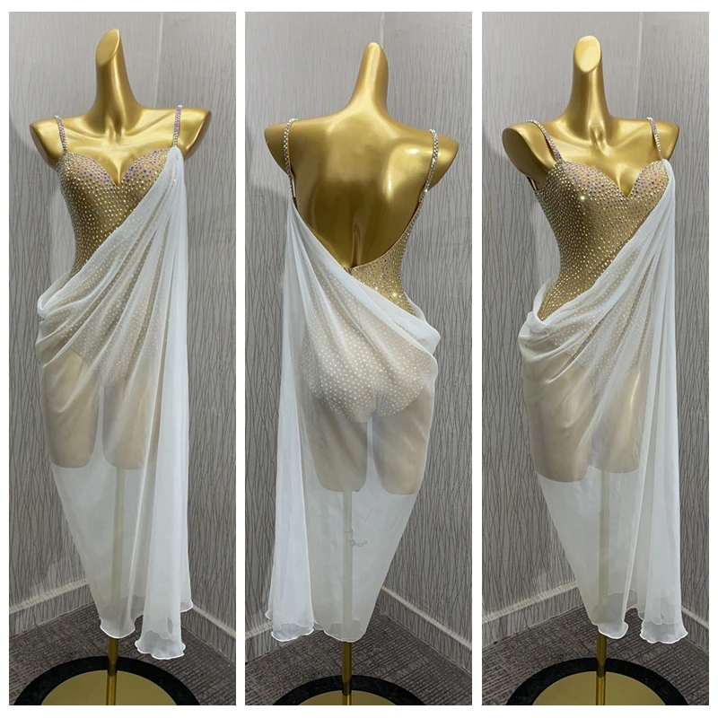 New style competition latin dance dress costume latin dancewear ladies dresses costume sexy latin wear for women