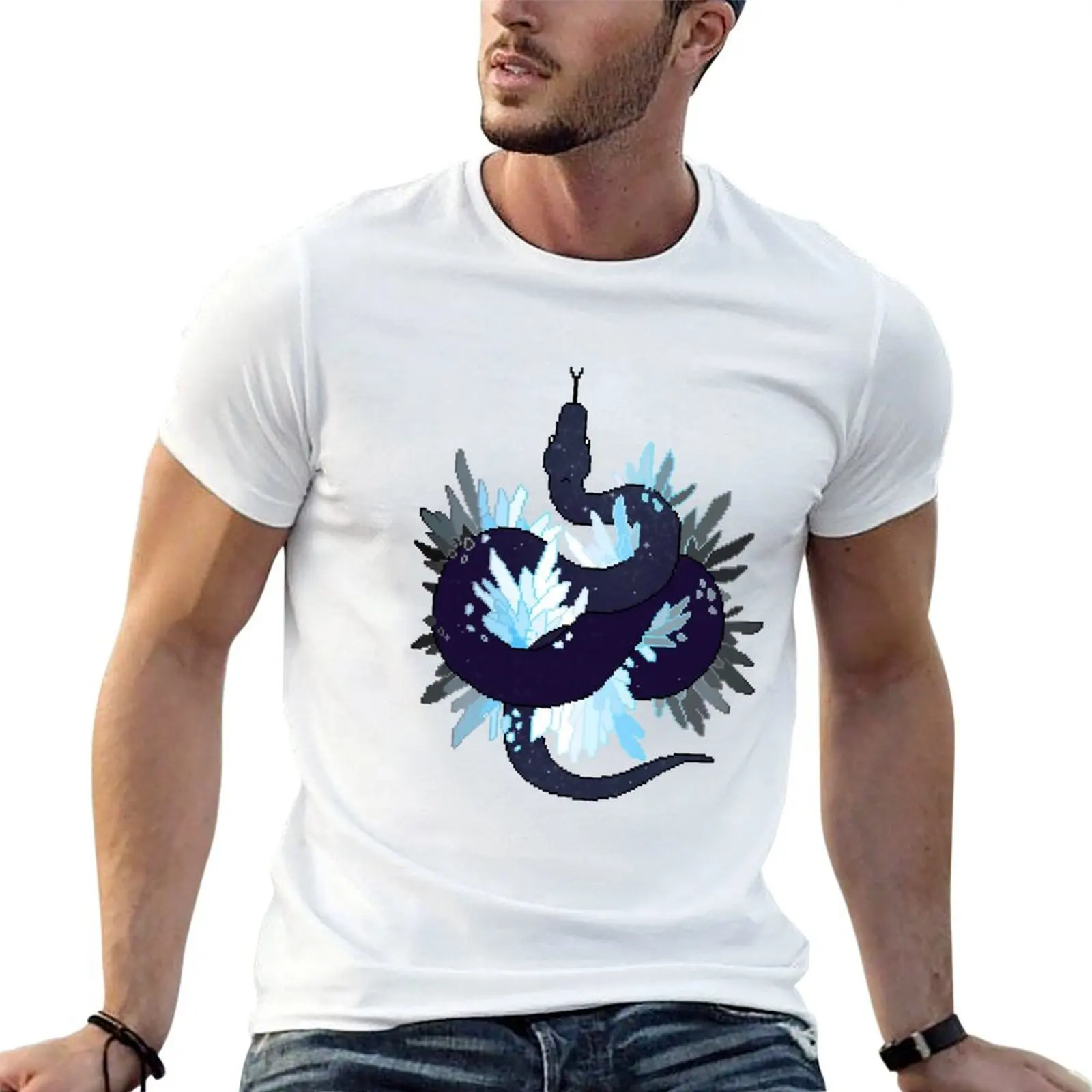 Demiboy Pride Galaxy Python (requested) T-Shirt man t shirt luxury man t shirt summer t shirt personalised T-shirt