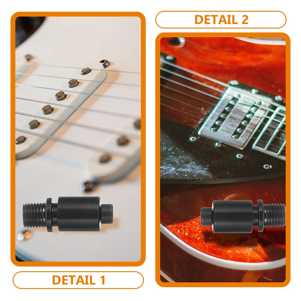 

4 Pcs Electric Guitar Shaker Jack Parts Instrument Accessories Metal Tremolo Arm Socket Bridge Replacement Thread