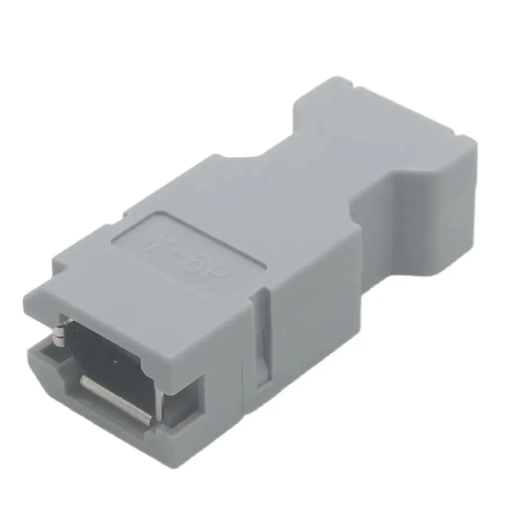 1394 Male Encoder Plug SM-6P Servo Drive Connector CN3 Solder Wire 6 Core Scsi Cable Connector 1Pcs