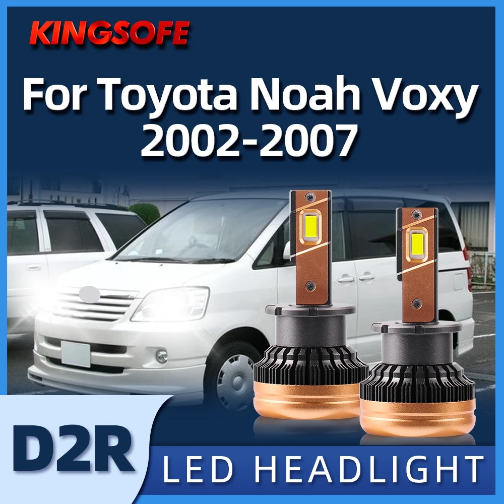 Totoah Vxy KINGSOFE-LED 2002 2003 2004 2005,d2rランプ,30000lm,12v自動ライト用2006ヘッドライト