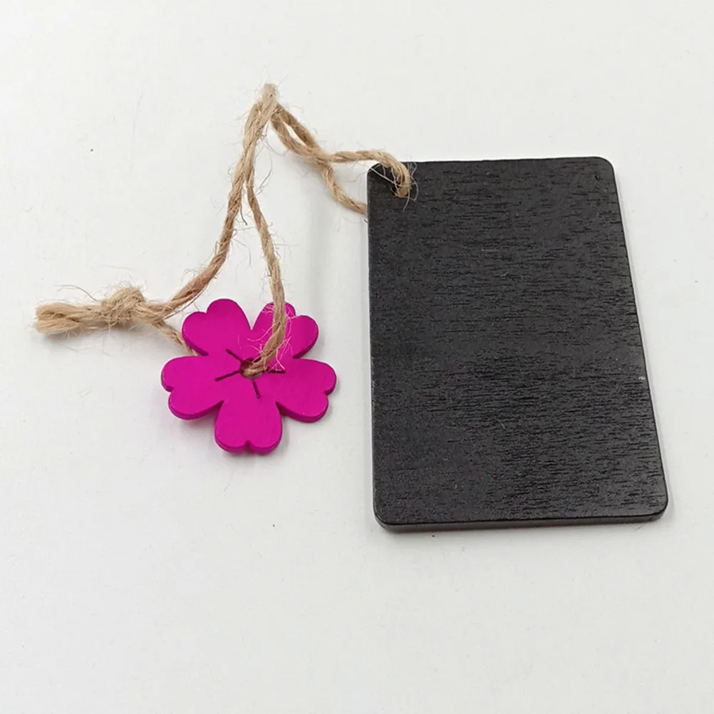 

10Pcs Blackboard Hanging Plaques DIY Wood Boards Jute Rope Welcome Sign Wall Decor Home Decoration for Room Garden Shop