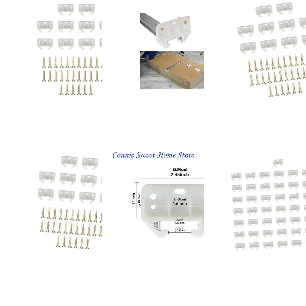 LXAF Plastic Furniture Drawer Track Guides Furniture Drawer Track Guides Enduring