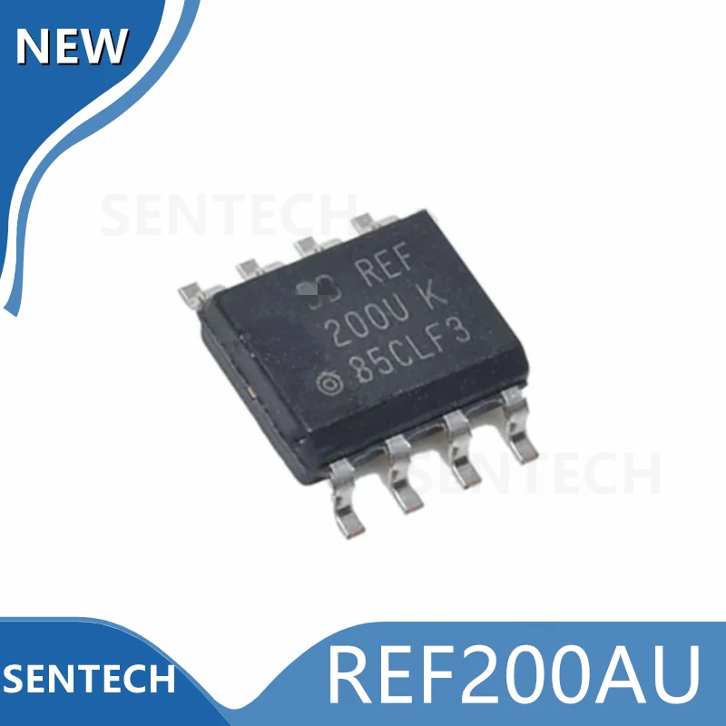 10pcs/lot New original REF200AU SOIC-8 Two-way, 100μA pull/sink current Current sense amplifier