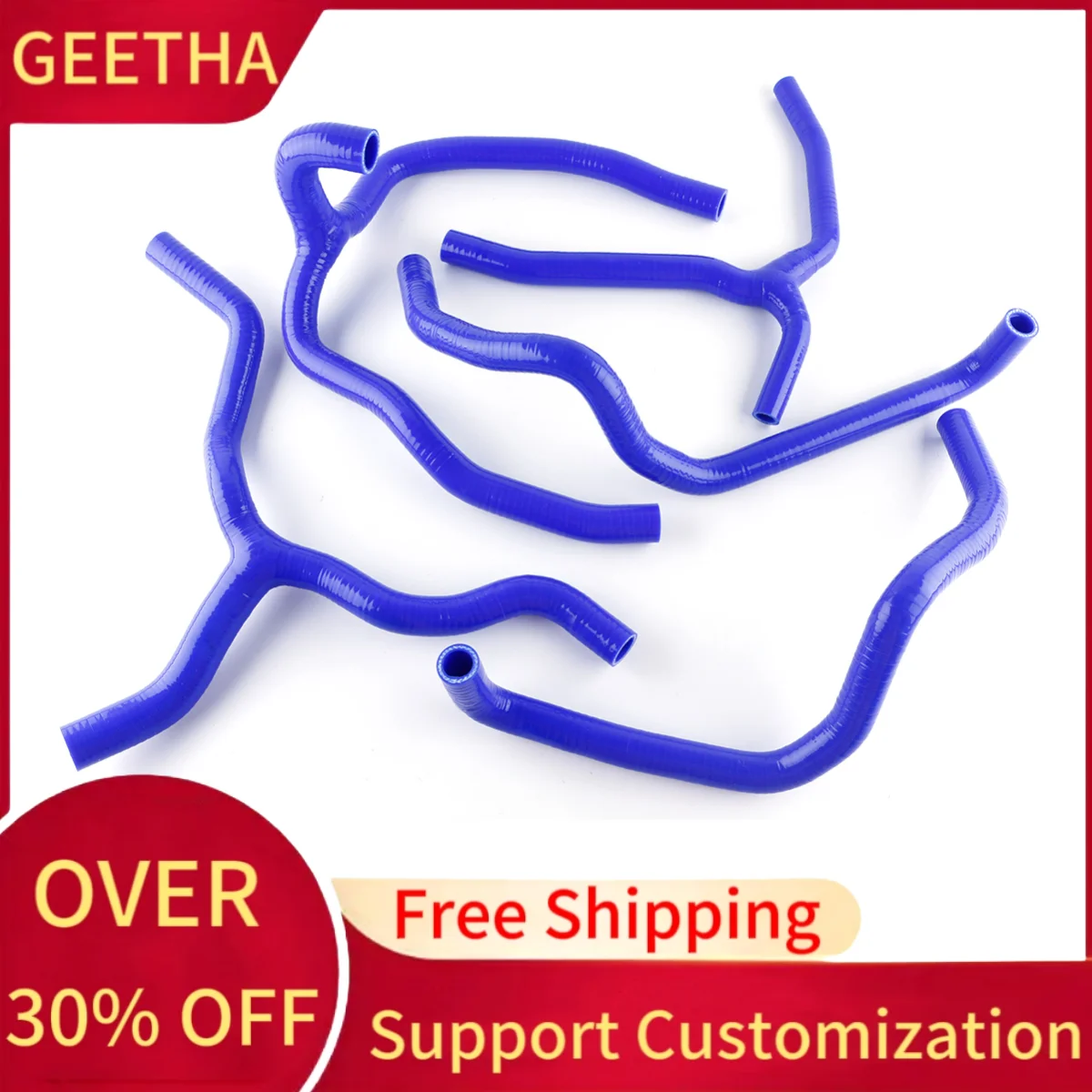 

For 2001-2010 Honda GoldWing GL1800 GL 1800 Motorcycle Silicone Radiator Coolant Hose Pipe Kit