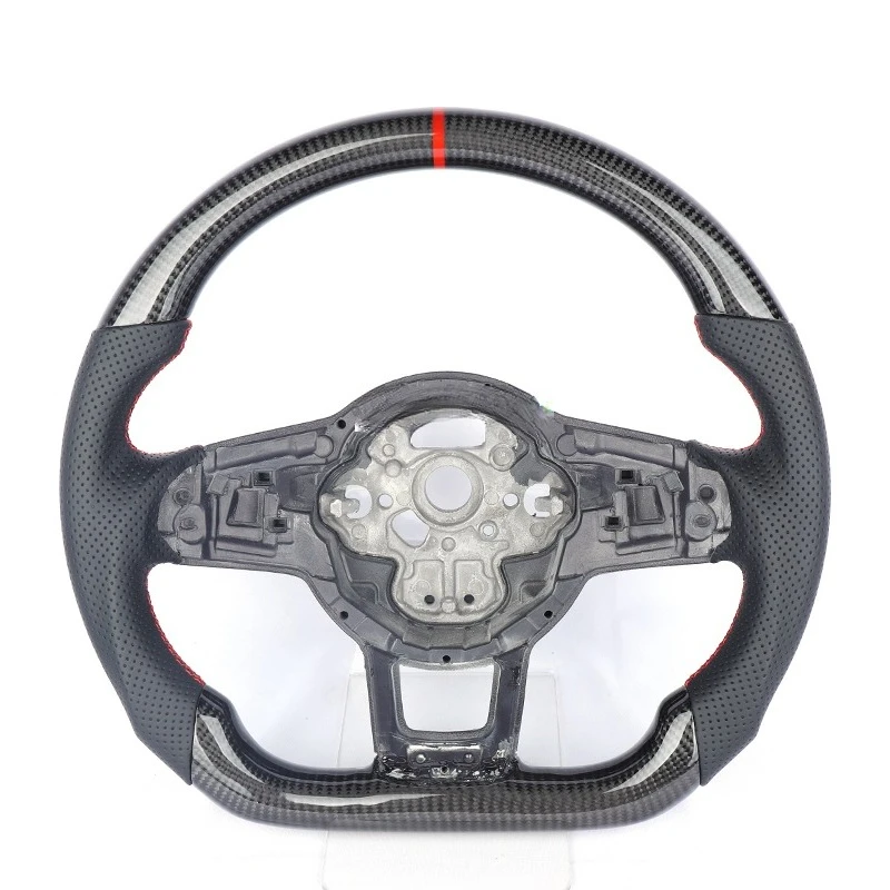 

Carbon fiber leather steering wheel for the Mk7 and other models.