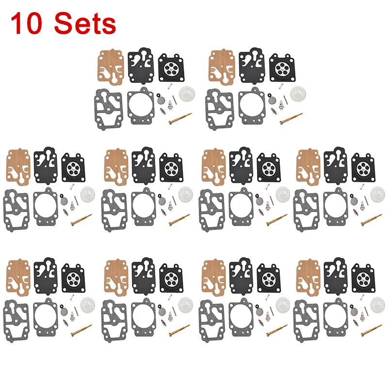 

10Set/5/1Set Carburetor Diaphragm Grass Trimmer Gaskets Carburetor Diaphragm Set Repair Kit for Carb 139f 26CC 33CC 43CC 52CC