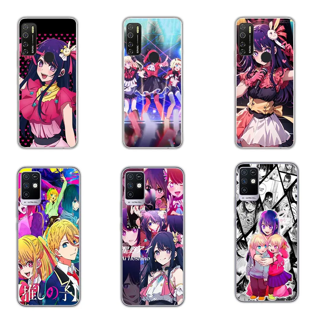 Anime Oshi No Ko Hoshino Ai Rubii Phone for Samsung Galaxy A04 A14 A23 A34 A54 M23 M33 M52 M53 M30S M31 M51 M21 Cover Case