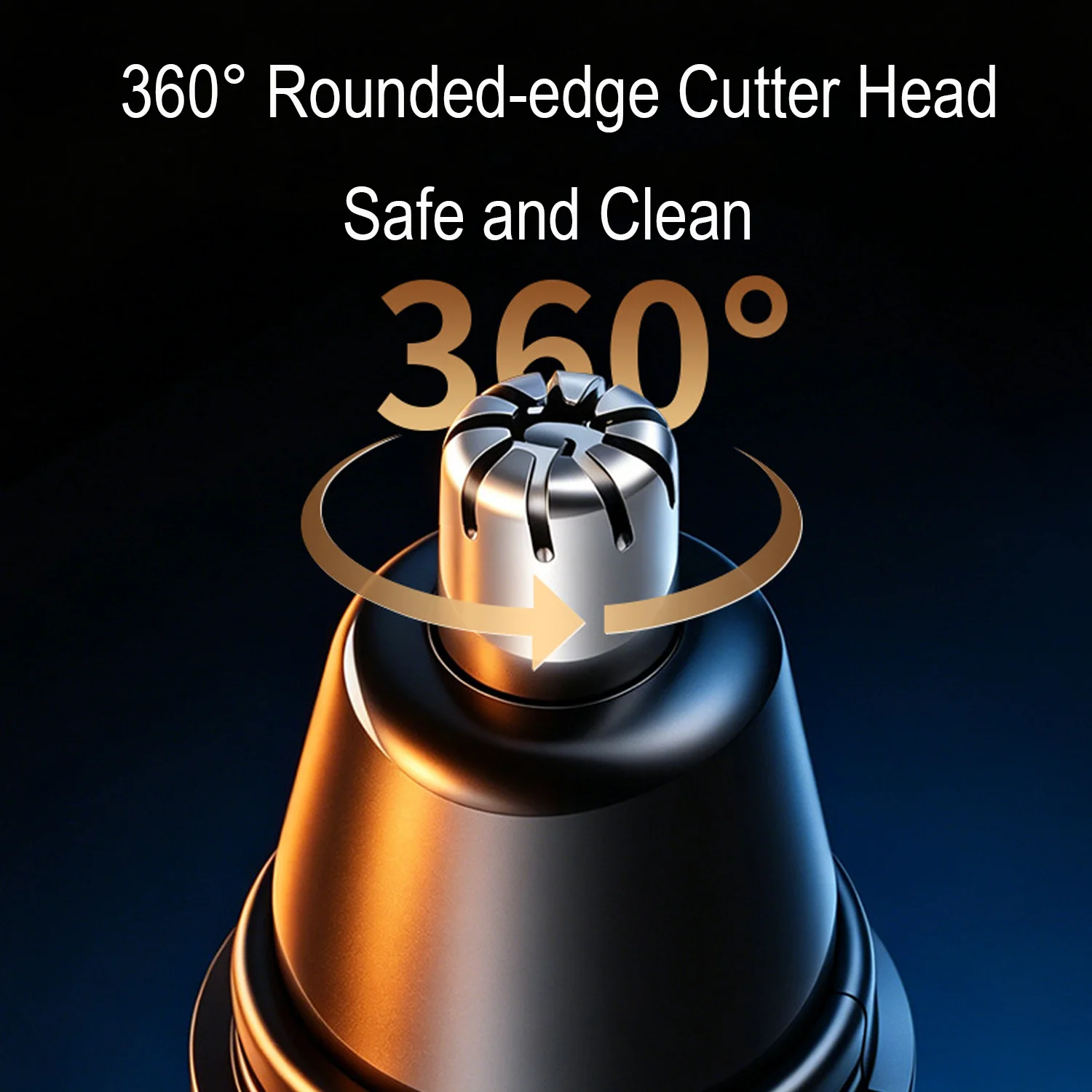 1pcs Professional Mini Portable Ear & Nose Hair Trimmer Clipper Painless Eyebrow Facial Hair Remover for Men Women