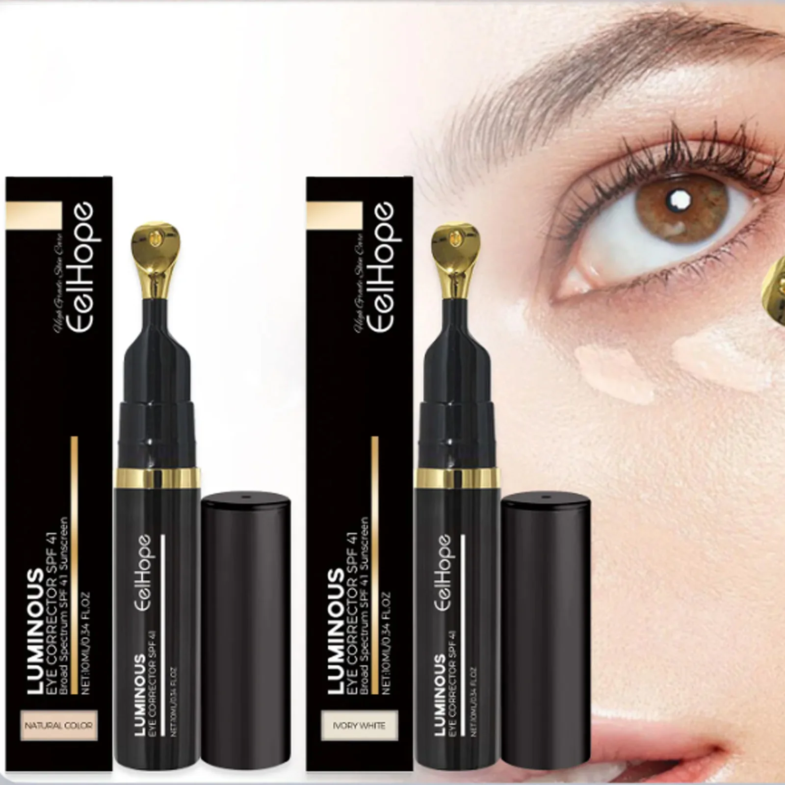 Círculos escuros corretivo vara sob a cobertura dos olhos acne pigmentação manchas cobertura à prova dwaterproof água leve natural maquiagem diária