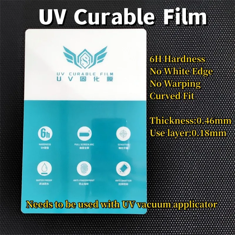 50pcs TPU Flexible Hydrogel Film UV HD Matte Privacy Universal Mobile Phone Curved Screen Protector Film For Cutting Machine