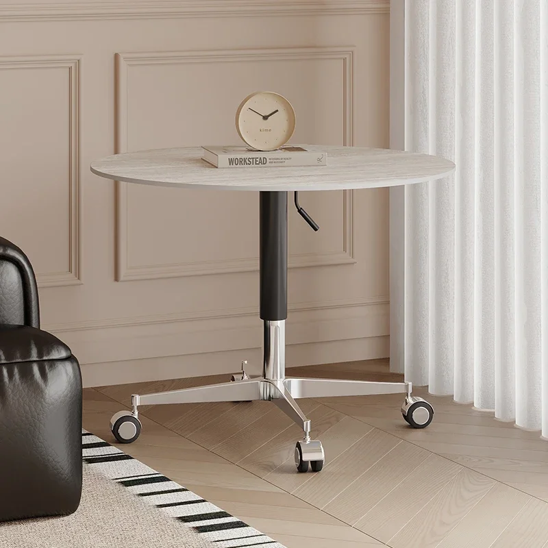 

Regale Round Coffee Tables Multifunction Wabi Sabi Small Coffee Tables Rustic Adjustable Minimalist Couchtisch Salon Furniture