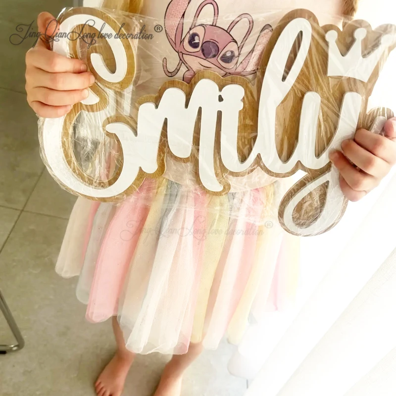 

Custom Name Sign Personalised Wooden Name Sign for Nursery Decor Baby Nursery Wooden letters