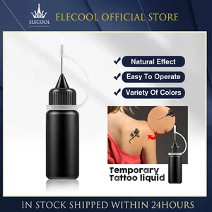 一時的なタトゥー10ml液体タトゥーペーストヘナコーンインディアンボディペイントタトゥー供給ブラックブラウンレッドタトゥーインクボディペイント 12ベストセールスヘナタトゥーペン-9