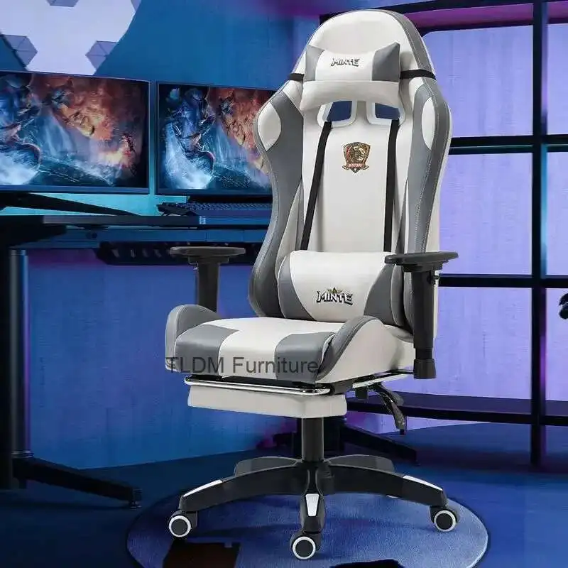 

Elastic Comfy Gaming Chair Design Modern Recliner Latex Cushion Office Chair Breathability Durable Silla Gamer Office Furniture