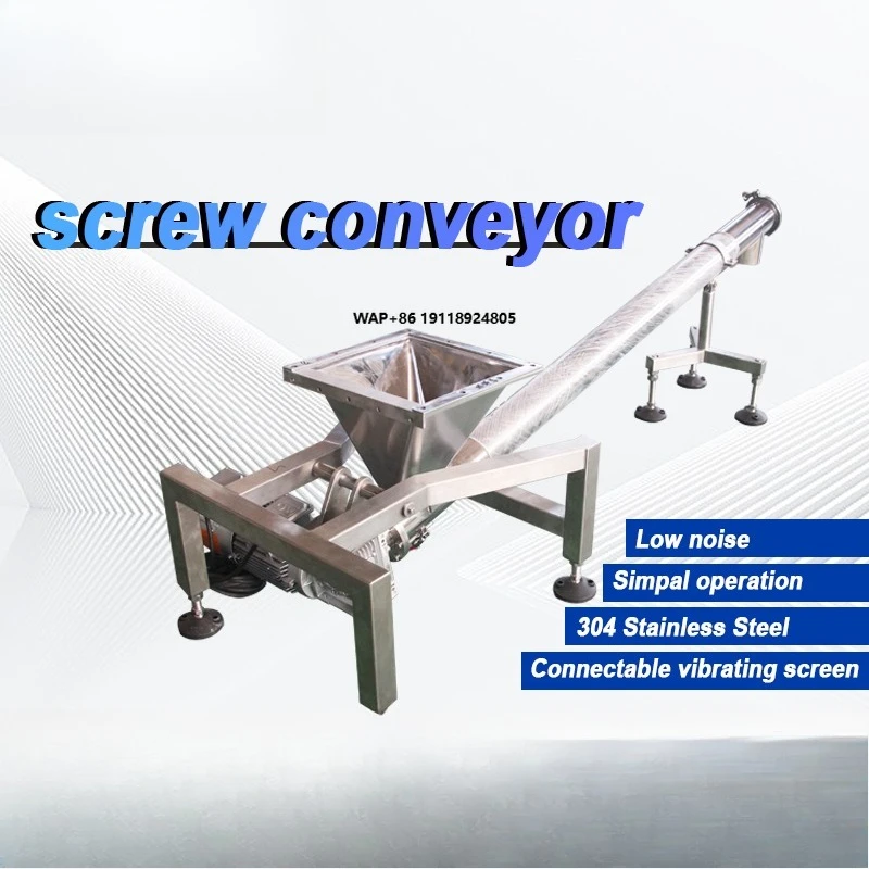 Advanced Grain Handling: Professional Grain Flexible Screw Conveyor for Moving Wheat and Rice