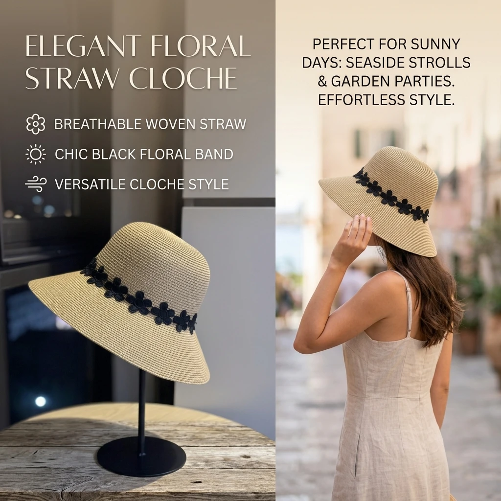 chapeu-de-palha-natural-para-mulheres-estilo-vintage-frances-respiravel-com-protecao-uv-acento-floral-tamanho-ajustavel-para-praia-e-viagem