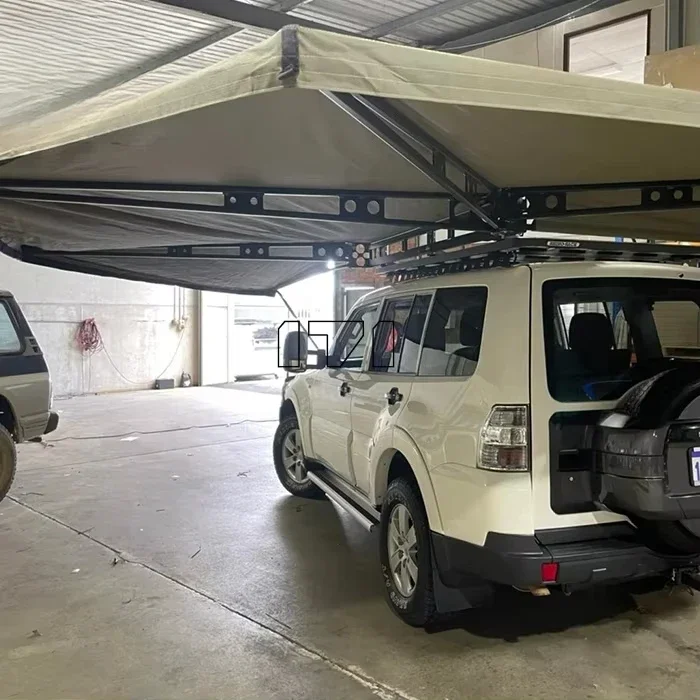 

Emergency Shelter Overland Extended Size 270 Shower Tent 270 Degree Aluminum Box Camper Awning Awning Nora