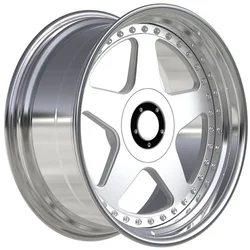 Best selling deep dish 5 spoke alloy forged car wheels rims 16 inch 5 hole for hyunday creta toyota