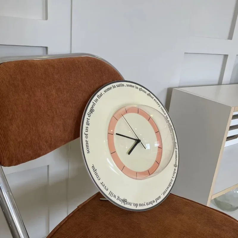 Table Muettes En Acrylique, Grande Horloge Murale Nordique, Horloge D'art Luxe, Décorations  Montre  Chambre