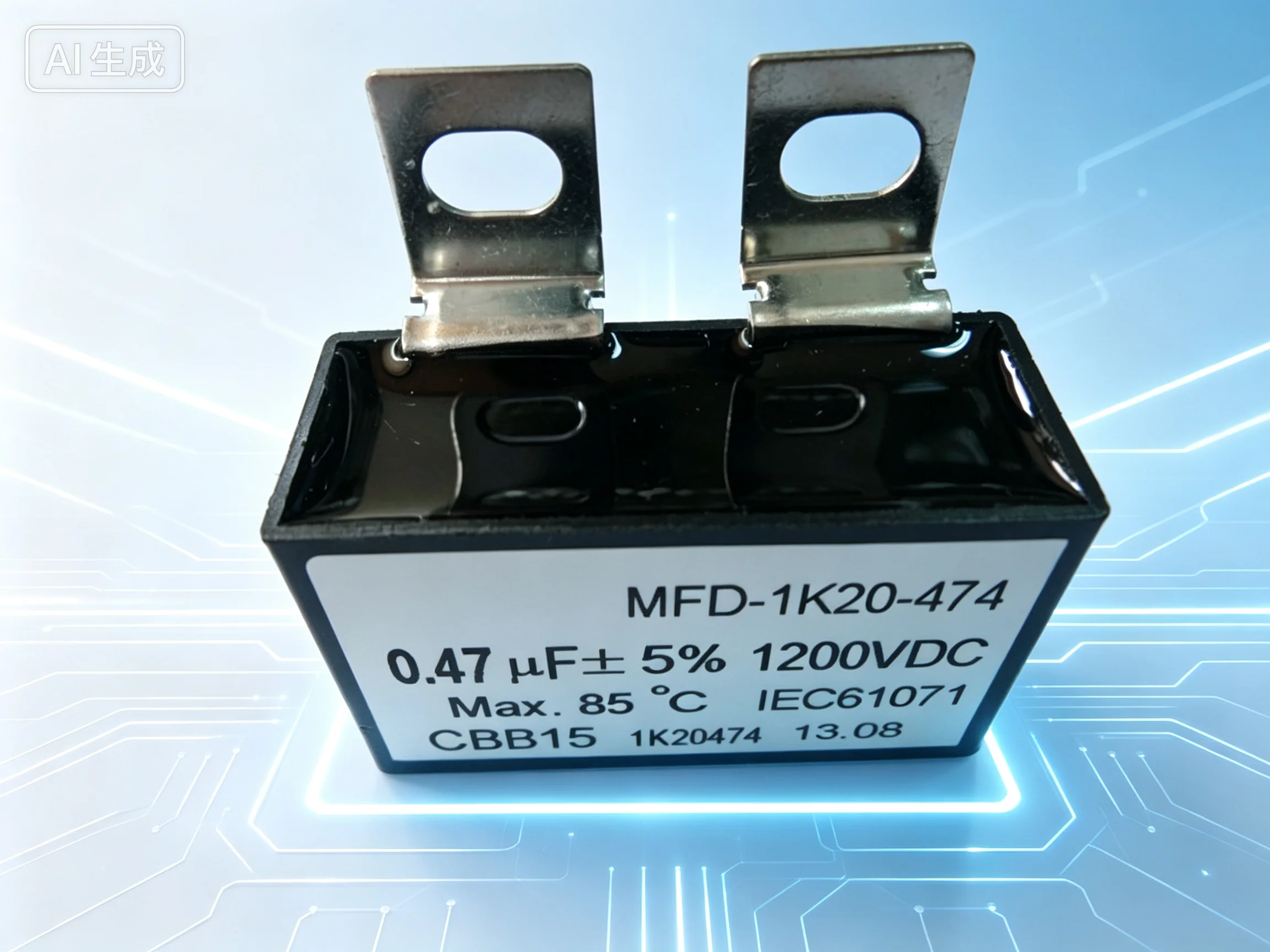 Condenser for CBB15 1200V 0.47UF Size 443436  5pcs