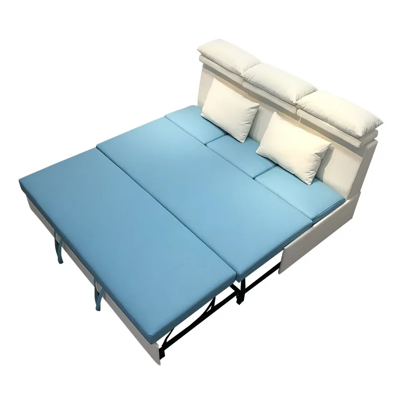 

Modern Living Room Furniture Sofa Solid Wood Frame and Technology Cloth Folding Sofa Bed