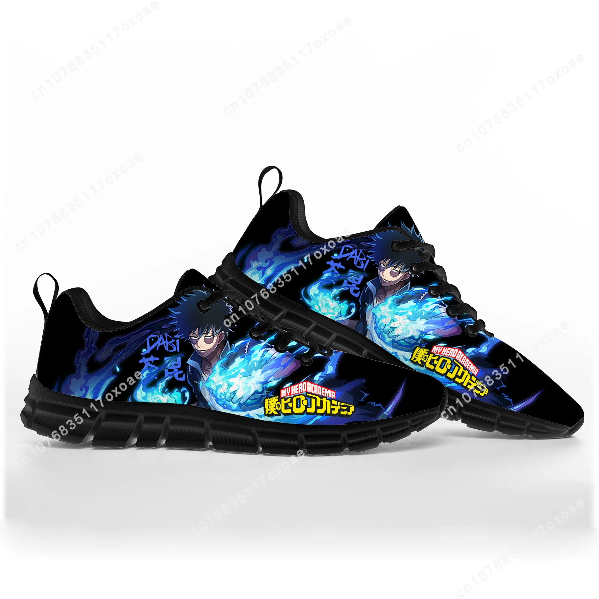 Anime My Hero Academia Dabi buty sportowe męskie damskie nastolatki dziecięce dziecięce trampki na co dzień niestandardowe wysokiej jakości buty dla par