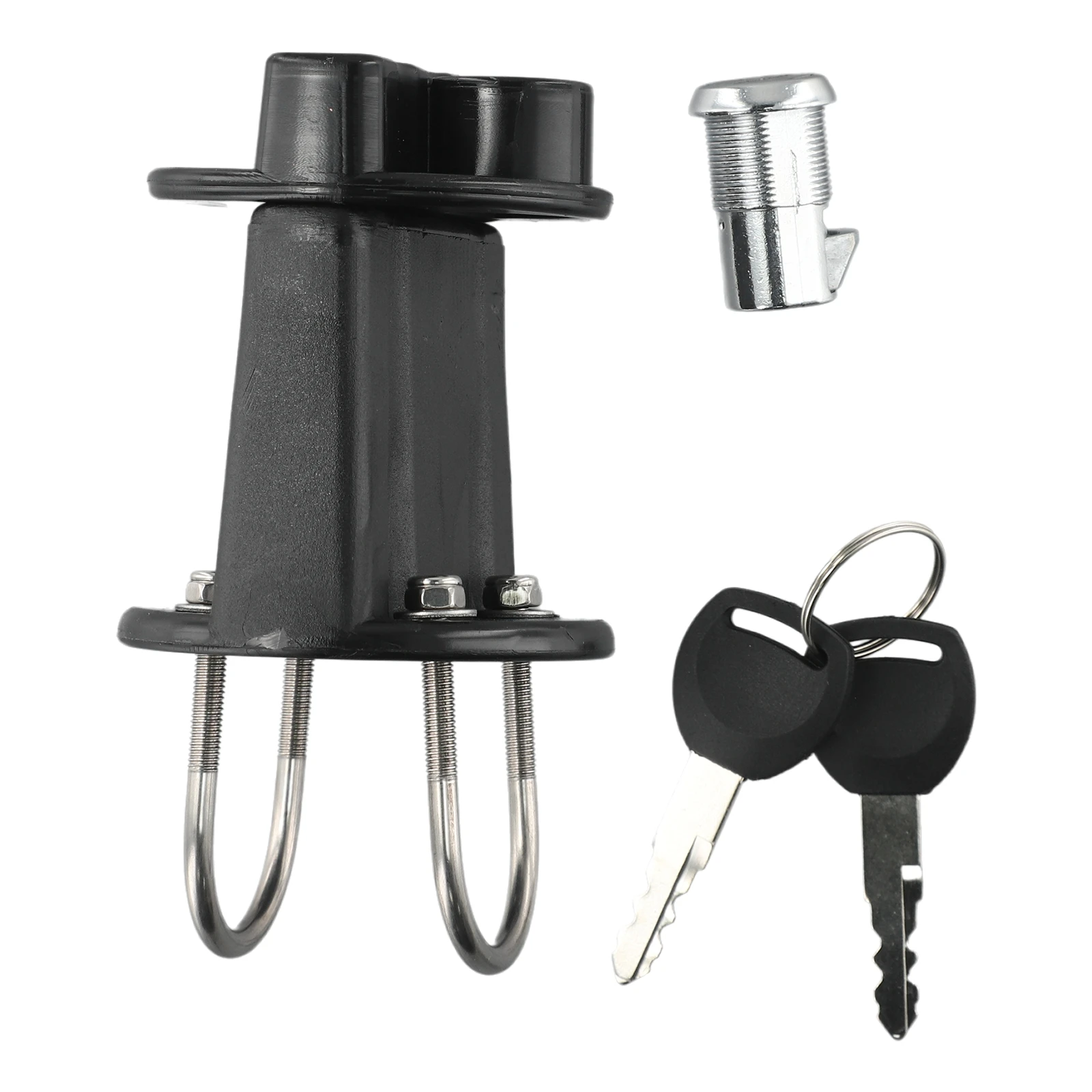 Office Outdoor Garden Updated Lock Lock With Key Lock Fastener Screws Tail Box Mount 1 Set Accessories Bracket