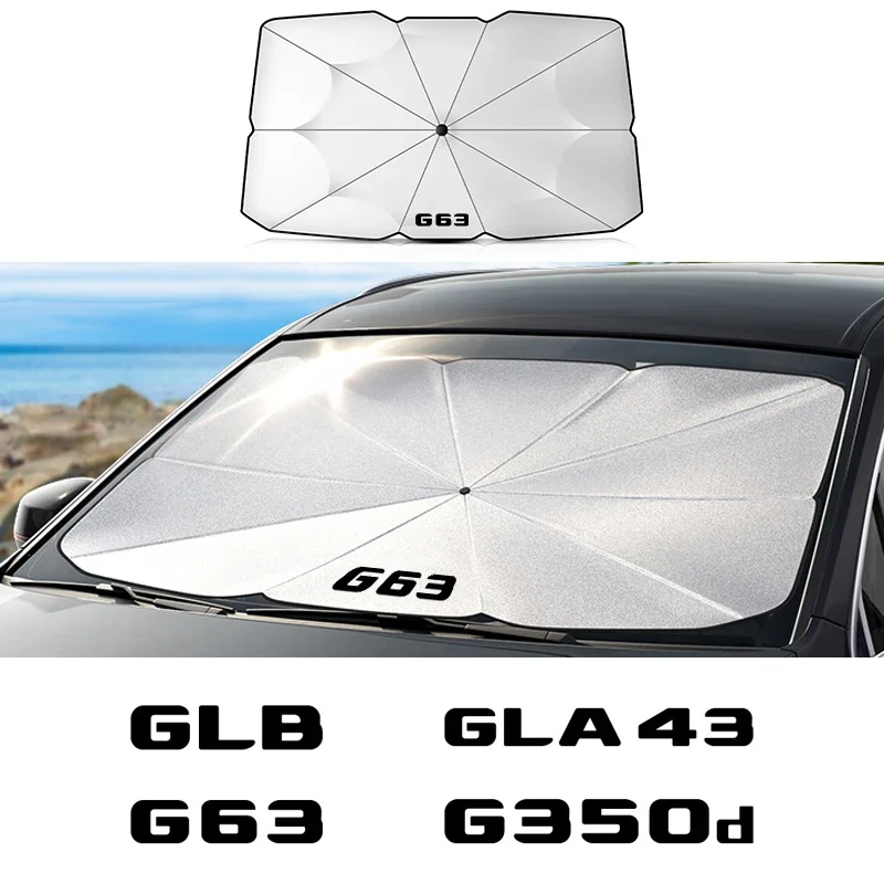 자동차 단열 앞유리 햇빛가리개, 메르세데스 벤츠 G63 G350d G500 GLA GLA43 GLB GLC GLC43 GLE GLK GLE GLS 63 햇빛가리개