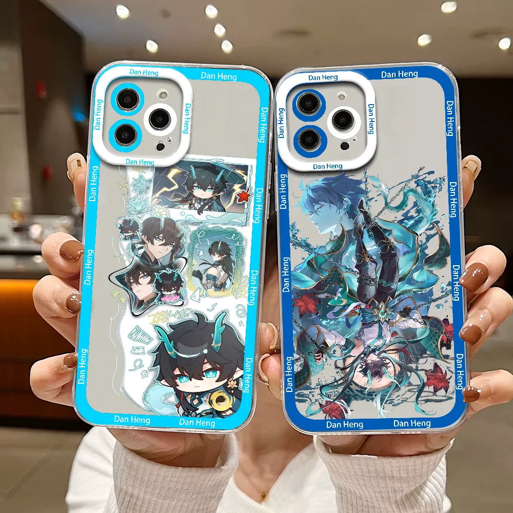 

Honkai Star Rail Dan Heng Phone Case For IPhone 12 11 13 14 15 16 17MINI Max Pro Plus Shockproof Soft Clear Back Cover Coque